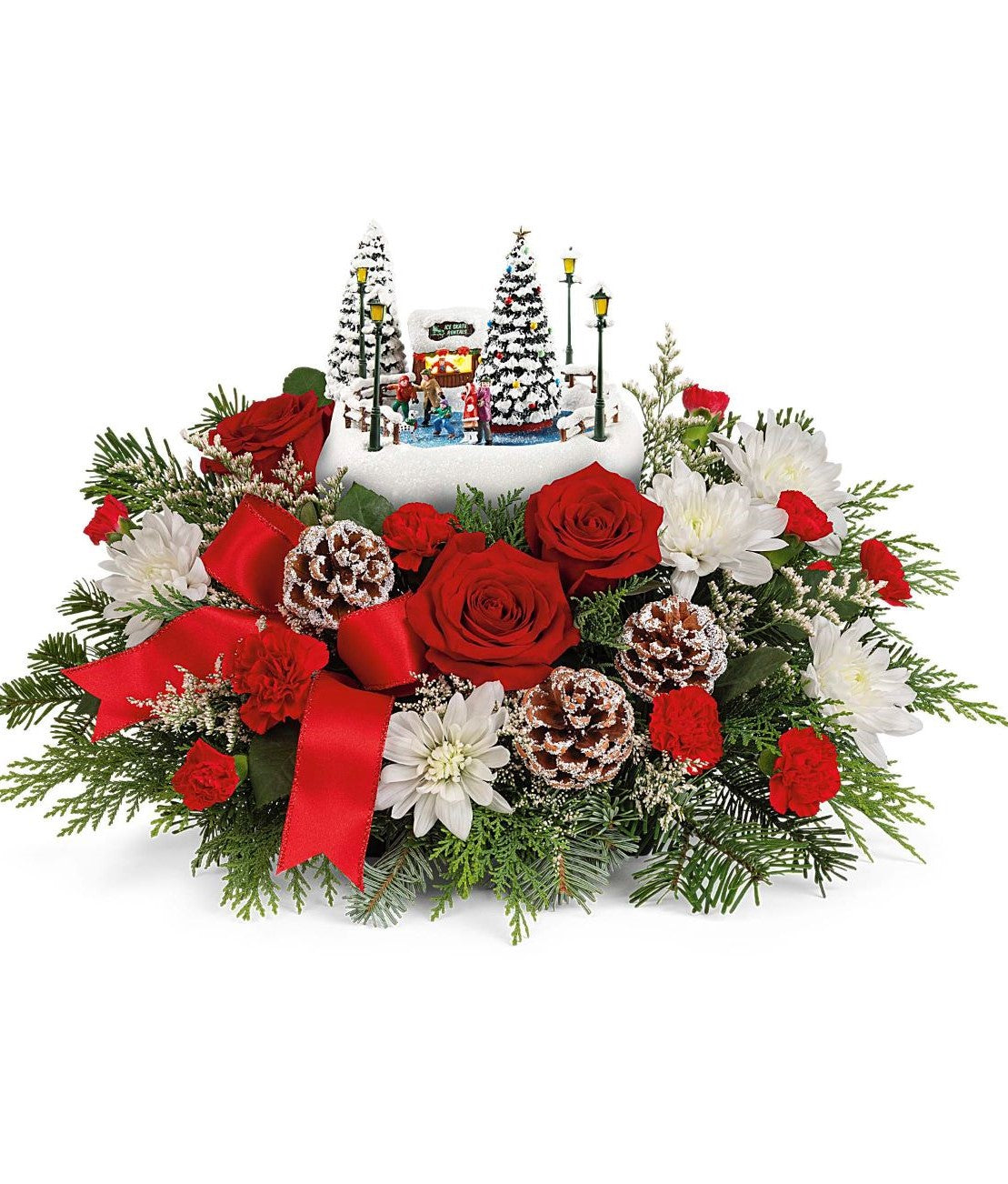 Thomas Kinkade's Skate into the Holidays Bouquet