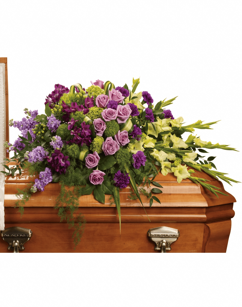 Reflections Of Gratitude Casket Spray - Summerhill Florist presented by Flower Whispers