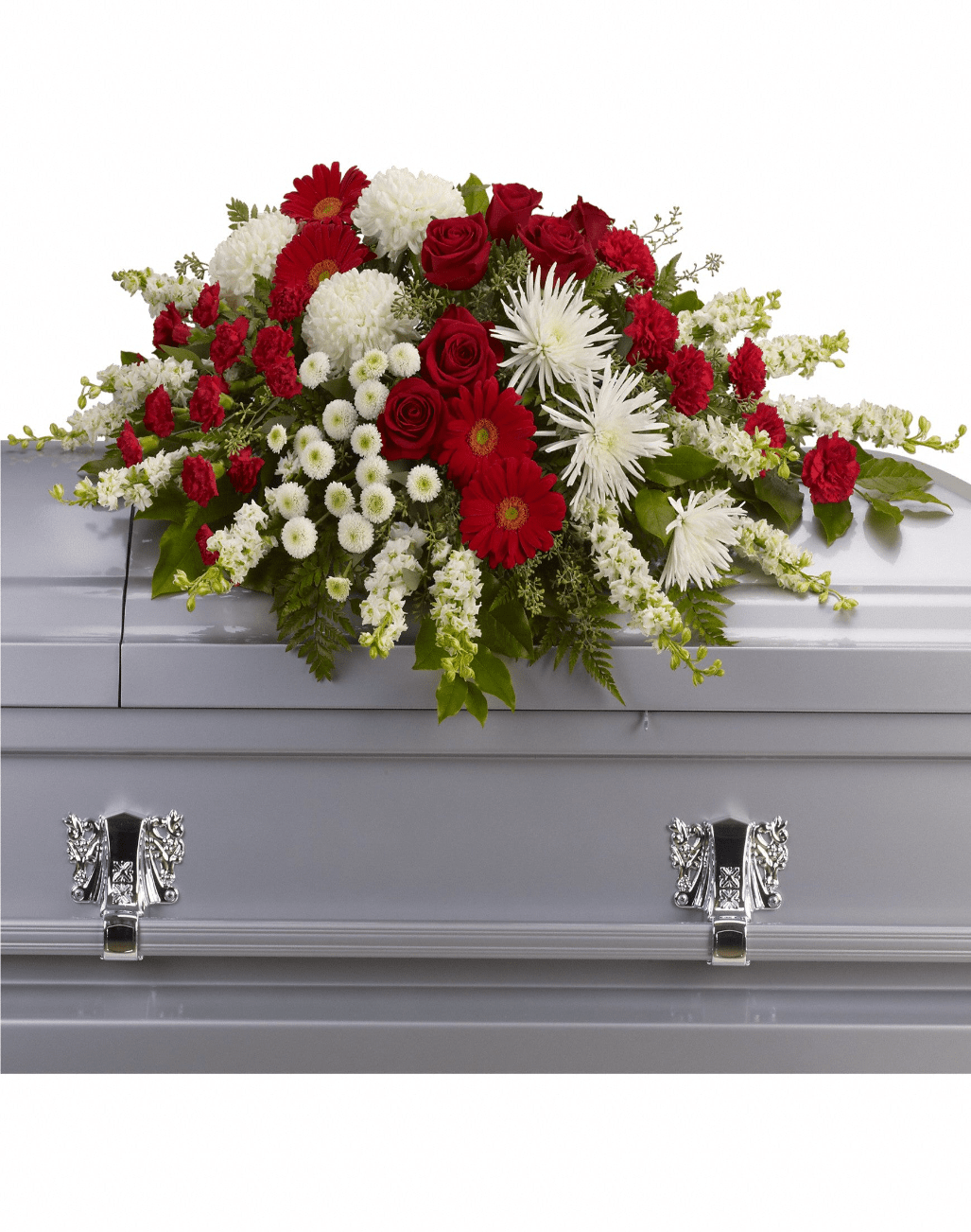 Strength And Wisdom Casket Spray - Summerhill Florist presented by Flower Whispers